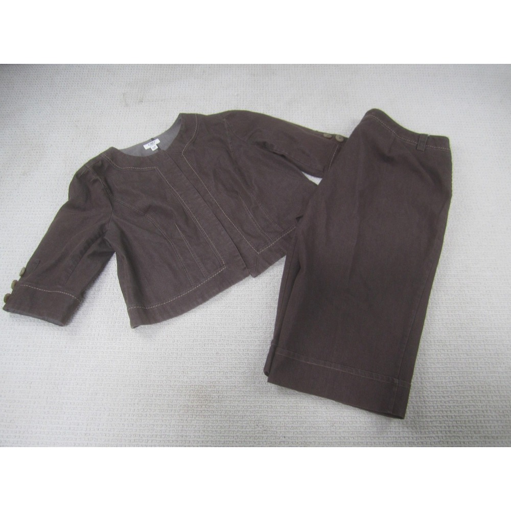 Cato Brown Women's Bermudas Shorts Set